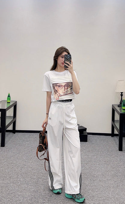 B 2025 new products Drawstring trousers