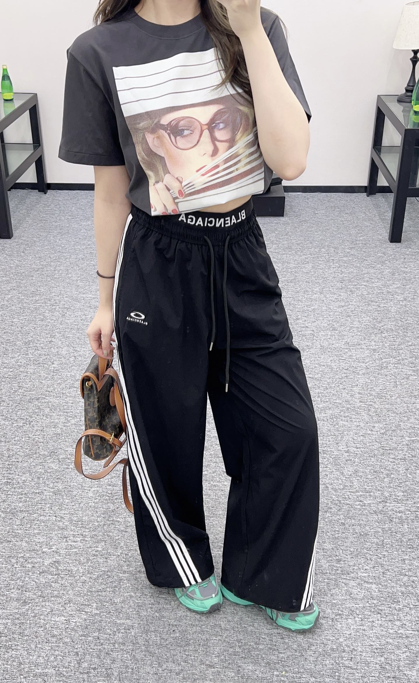 B 2025 new products Drawstring trousers