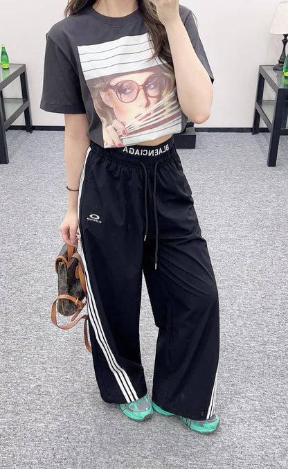 B 2025 new products Drawstring trousers