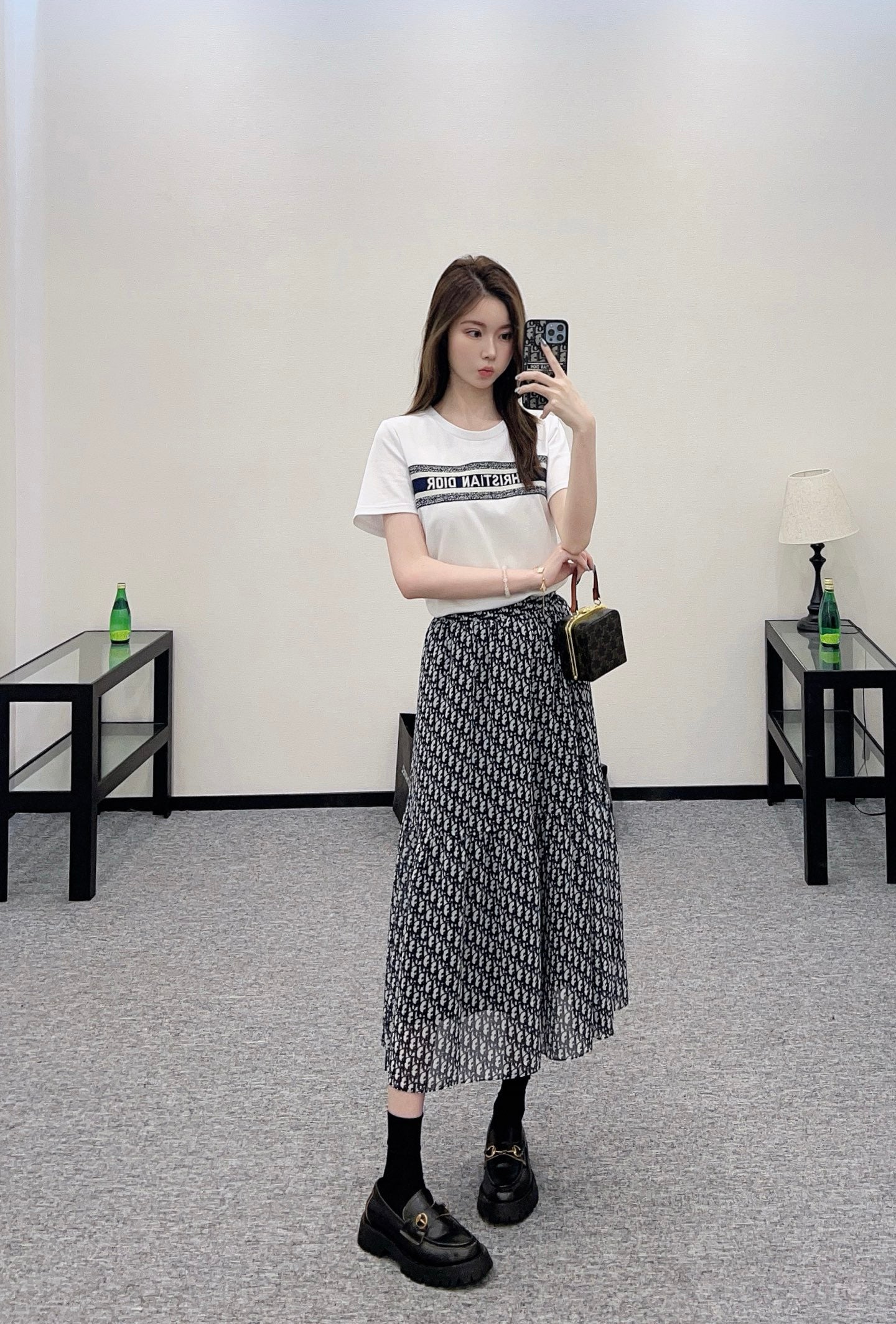 D 2025 new product Short-sleeved skirt suit