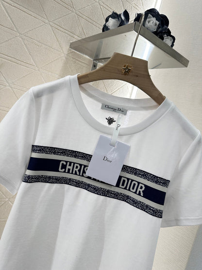 D 2025 new product Short-sleeved skirt suit