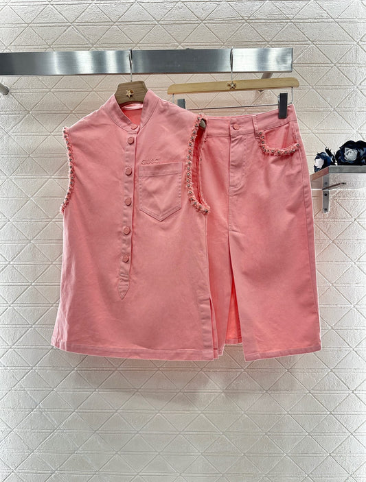 G 2025 new products Top and skirt set