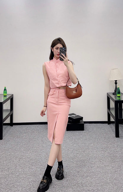 G 2025 new products Top and skirt set