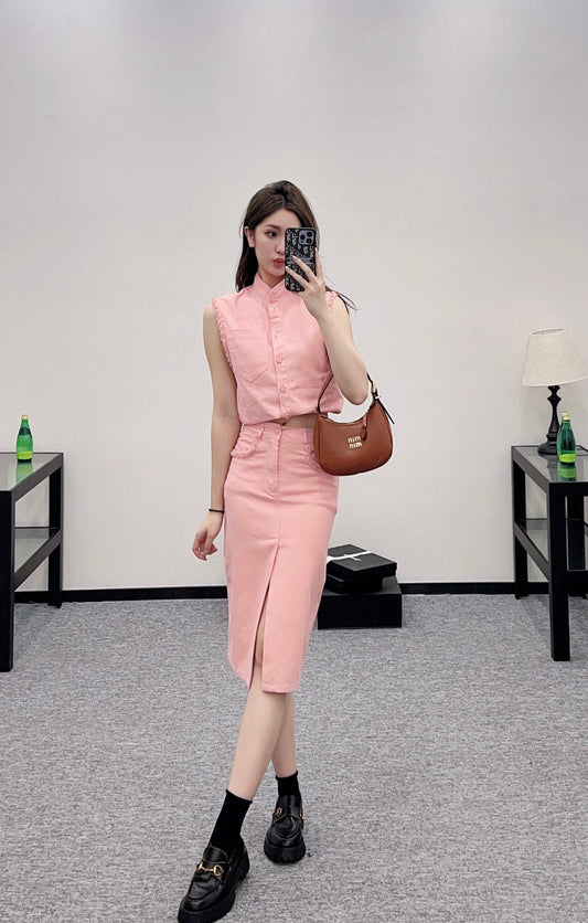 G 2025 new products Top and skirt set