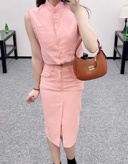 G 2025 new products Top and skirt set
