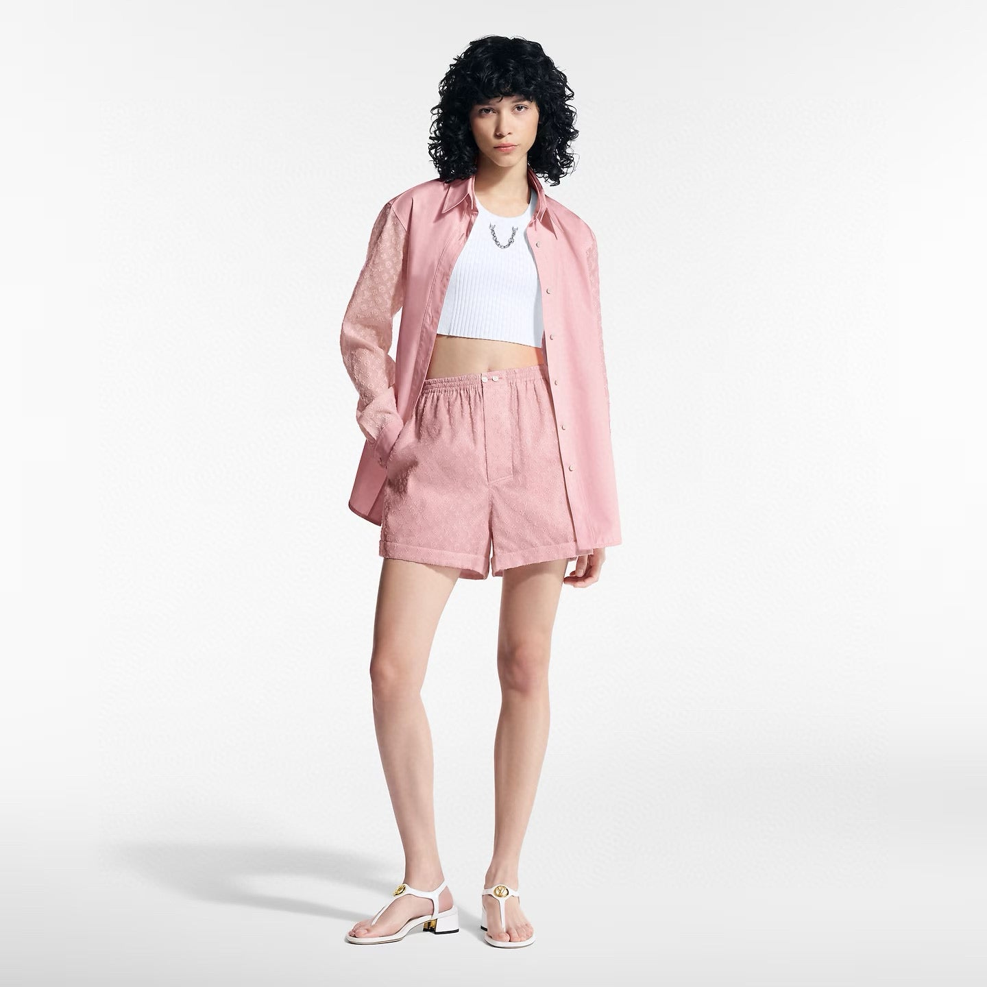 L 2025 new products Shirt and shorts set