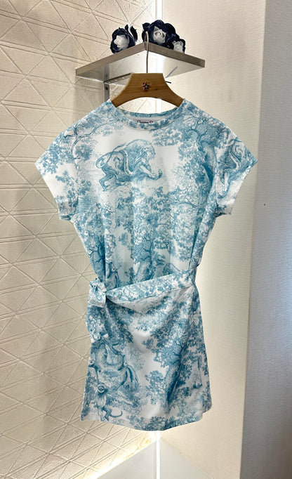 D 2025 new product Lace-up dress