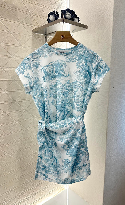D 2025 new product Lace-up dress