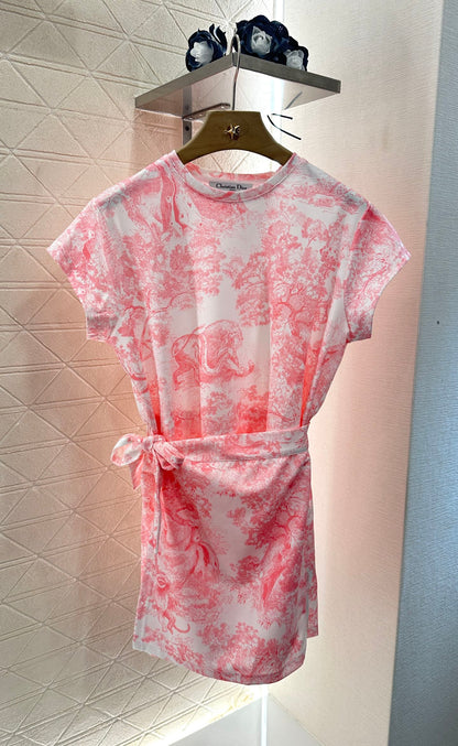 D 2025 new product Lace-up dress