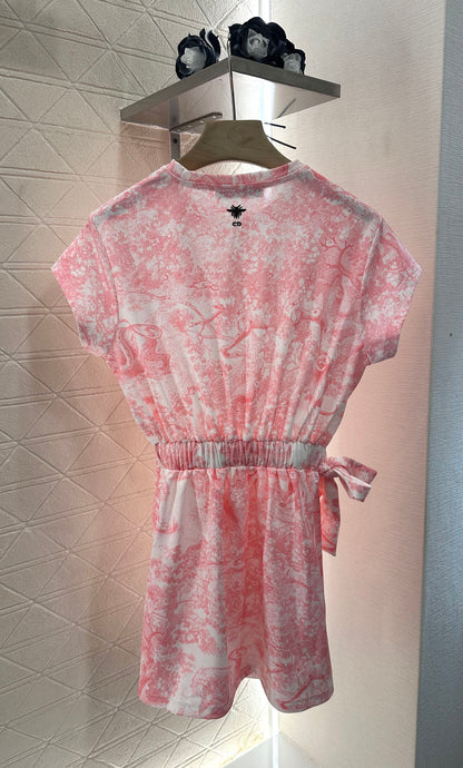D 2025 new product Lace-up dress