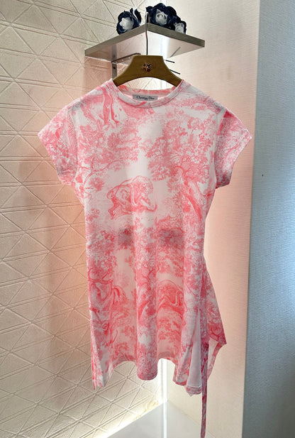 D 2025 new product Lace-up dress