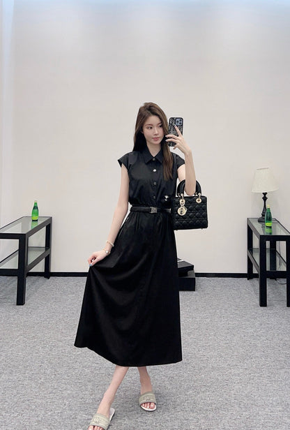 D 2025 new products Belt dress