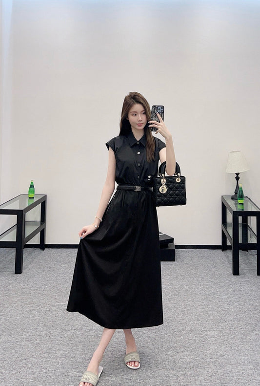 D 2025 new products Belt dress