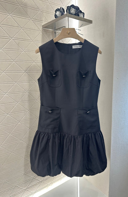 D 2025 new product Pocket vest dress