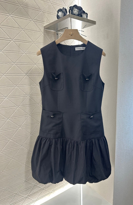 D 2025 new product Pocket vest dress
