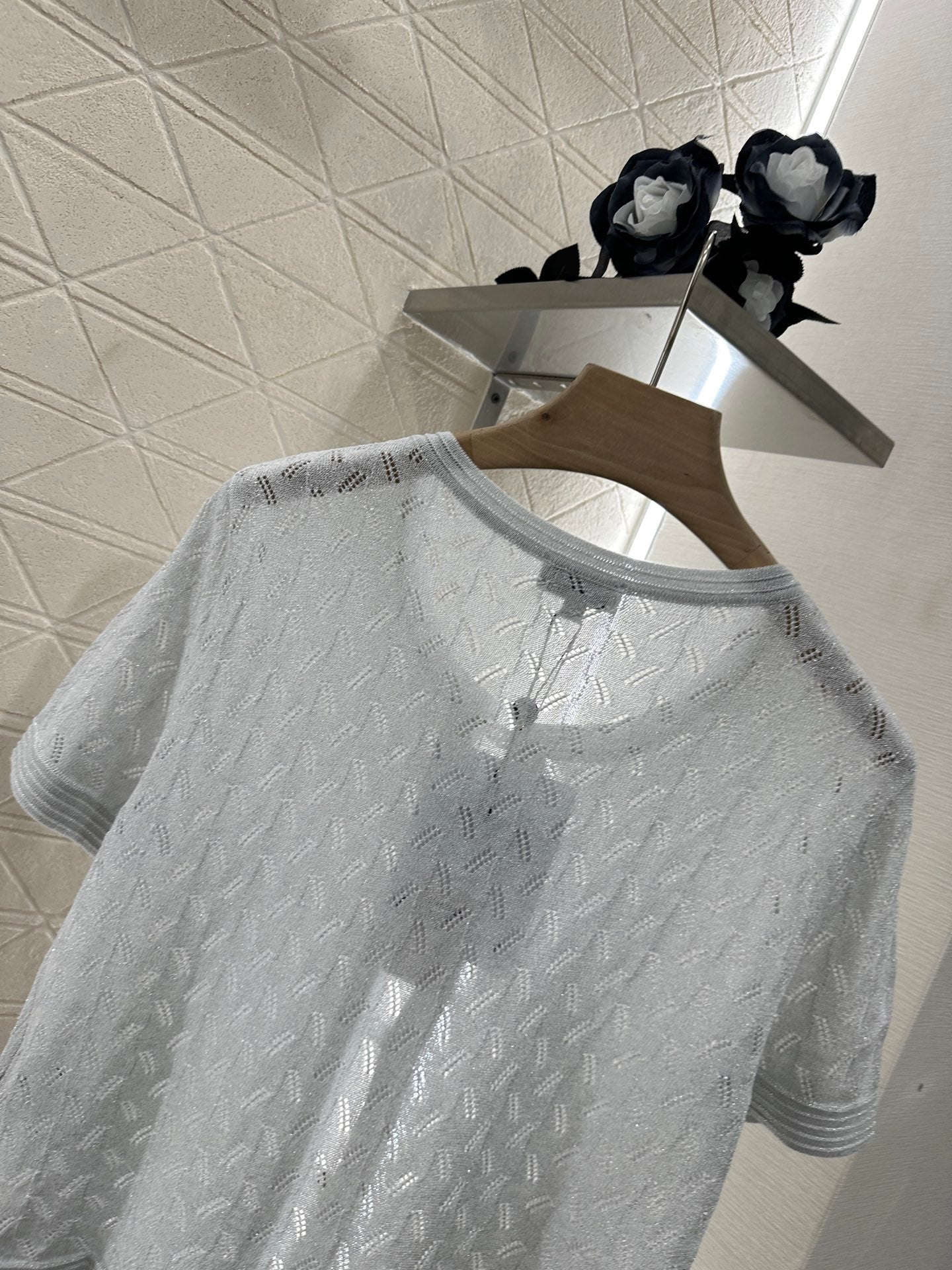 C 25 new product Rhinestone button cardigan
