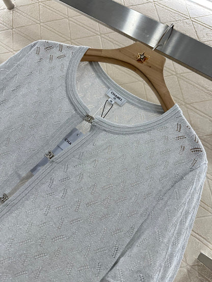 C 25 new product Rhinestone button cardigan
