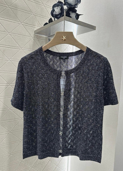 C 25 new product Rhinestone button cardigan