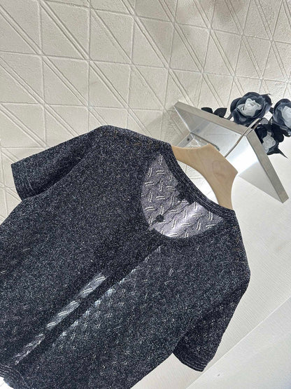 C 25 new product Rhinestone button cardigan