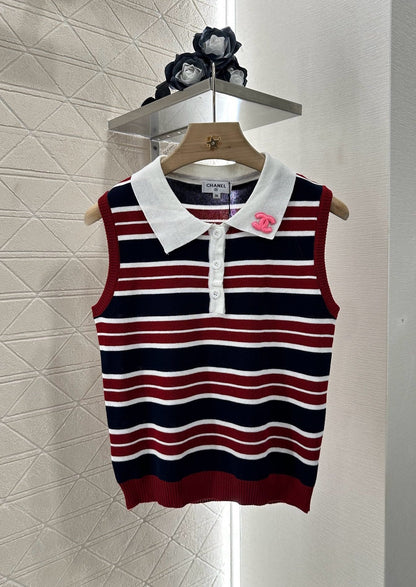 C 25 new product Lapel knitted vest