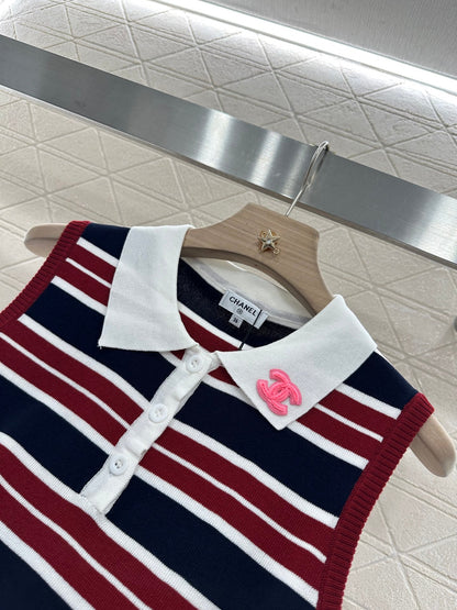 C 25 new product Lapel knitted vest