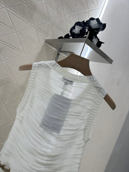 C 25 new product Embroidered knitted vest