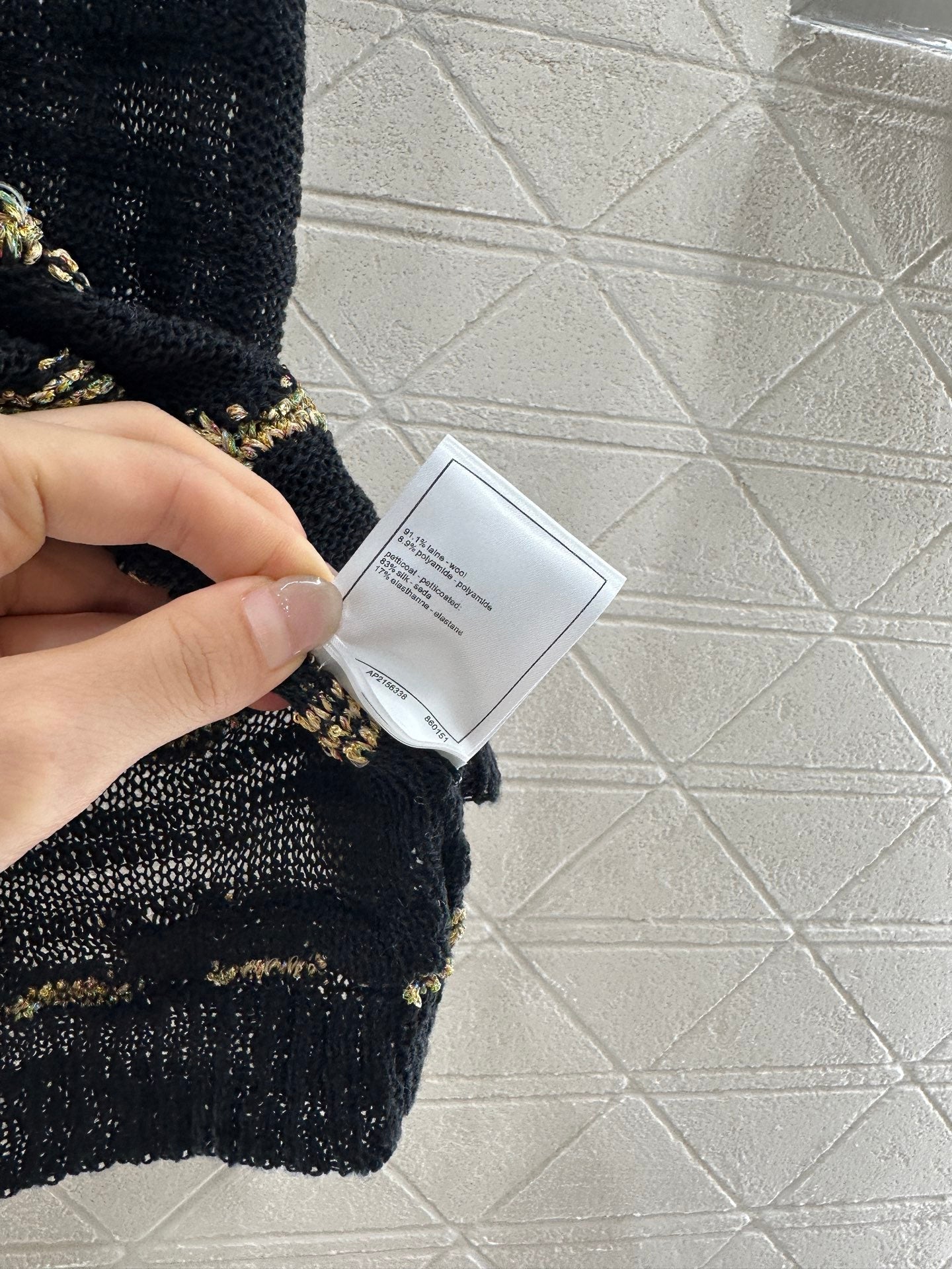 C 25 new product Embroidered knitted vest