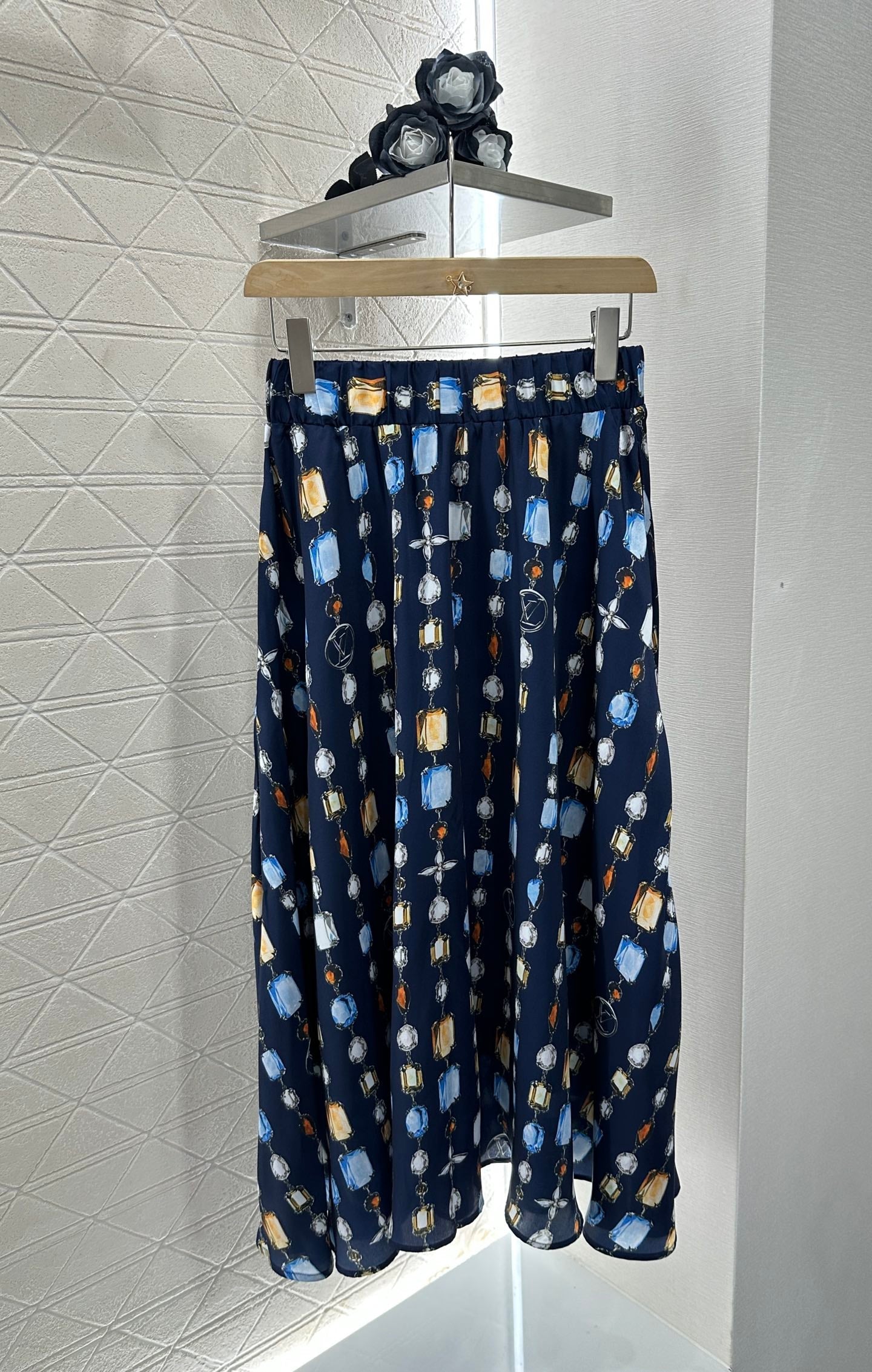 L 25 new product Printed gemstone skirt