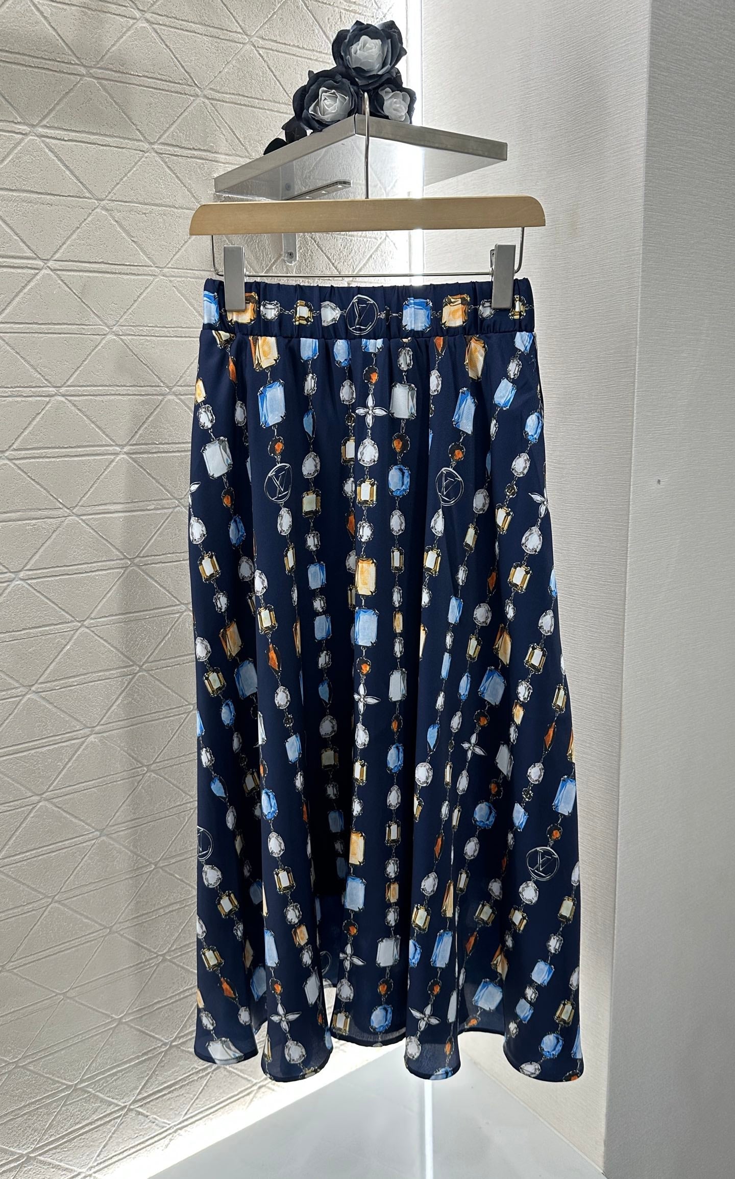 L 25 new product Printed gemstone skirt