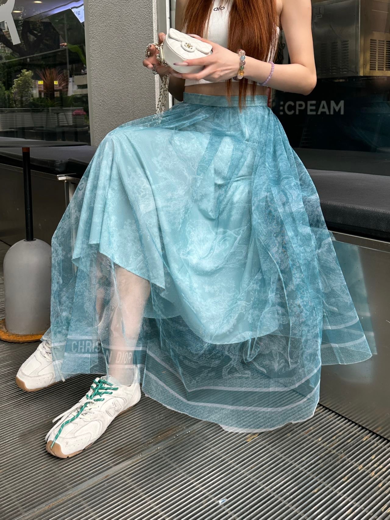 D 2025 new product High waist tulle skirt