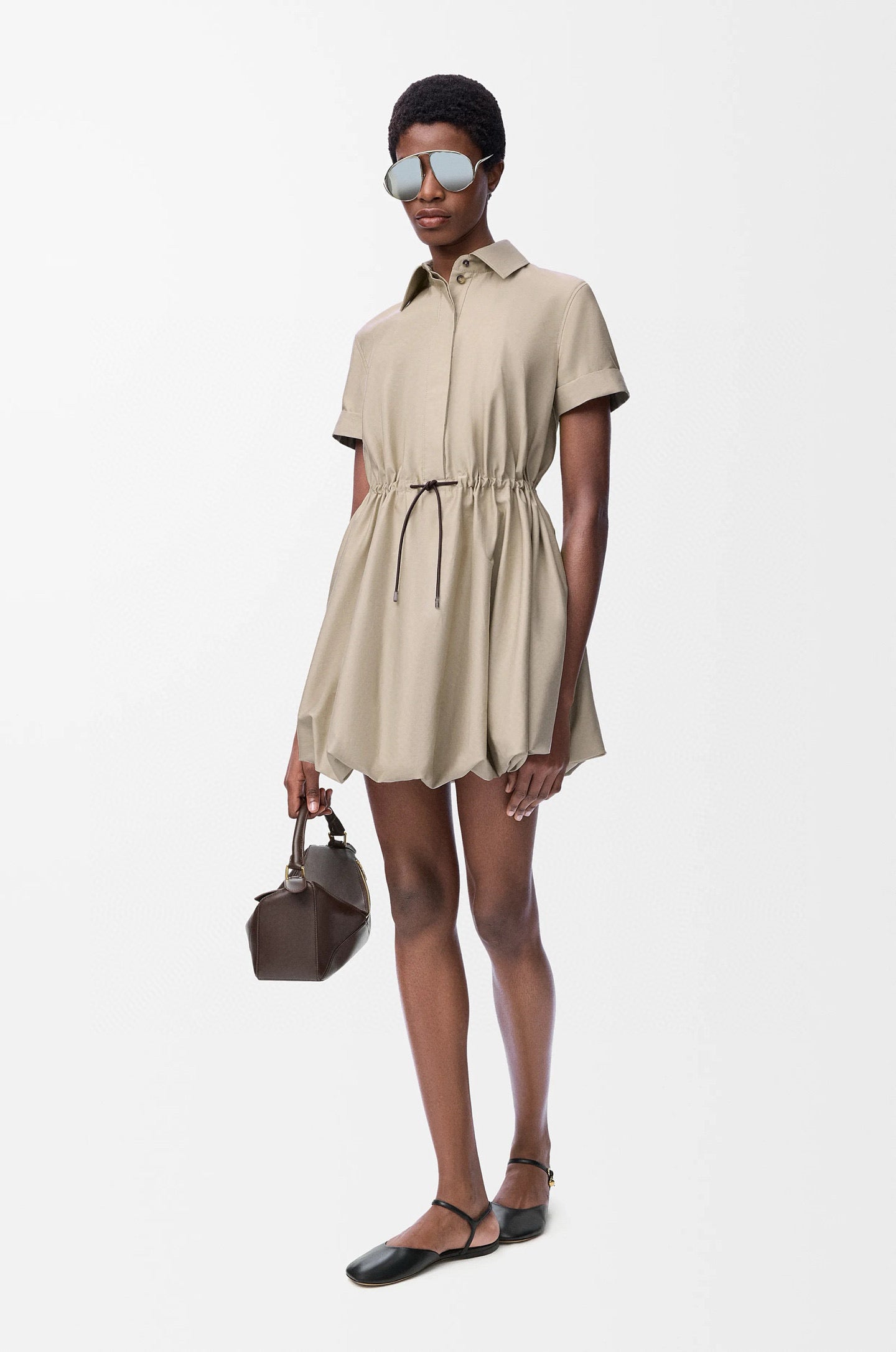 LO 25 new product Drawstring flower bud dress