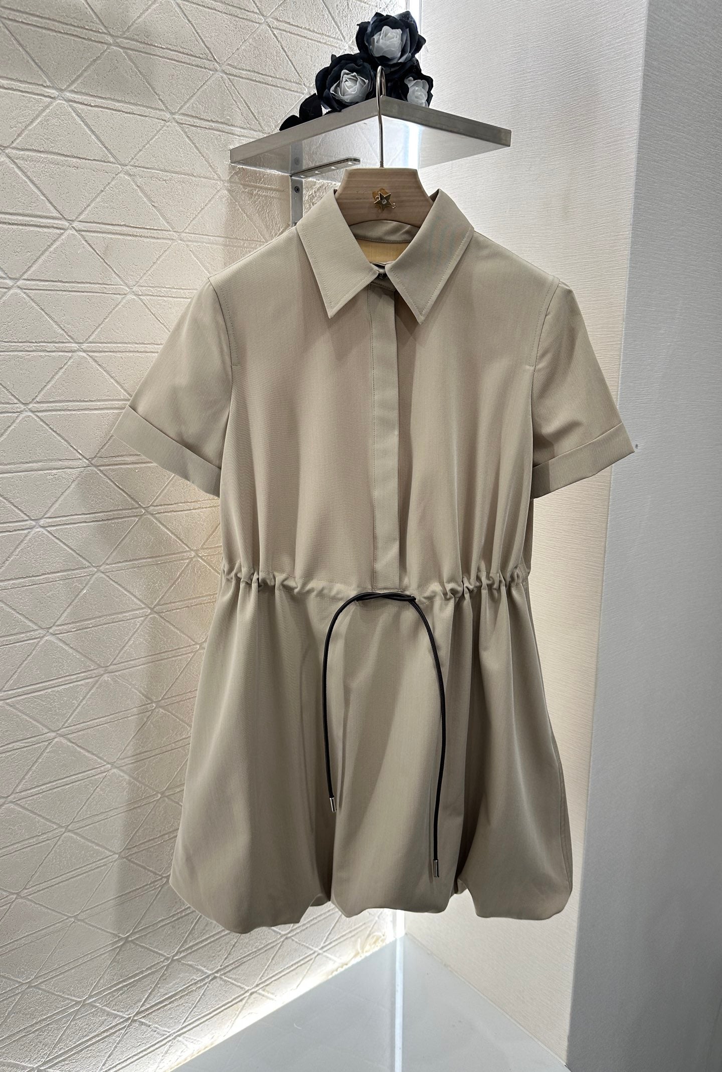 LO 25 new product Drawstring flower bud dress