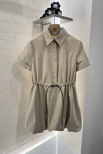 LO 25 new product Drawstring flower bud dress