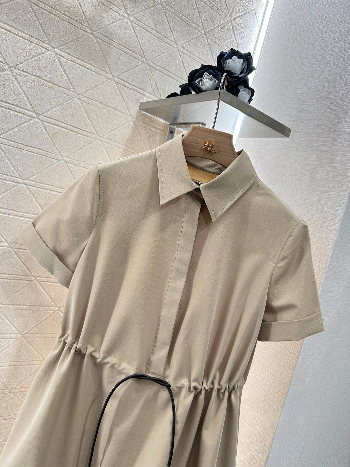 LO 25 new product Drawstring flower bud dress