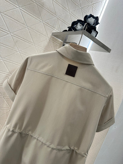 LO 25 new product Drawstring flower bud dress