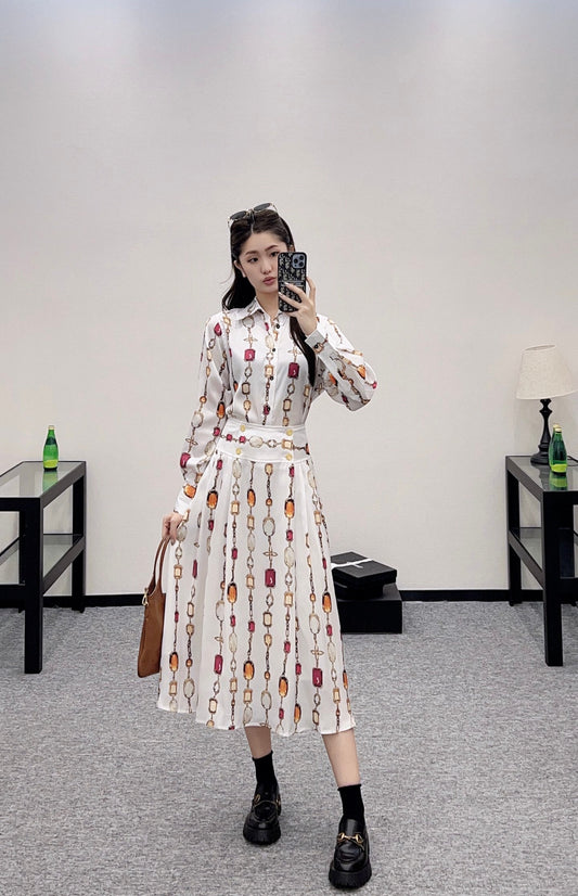 L 2025 new products Shirt and skirt suit