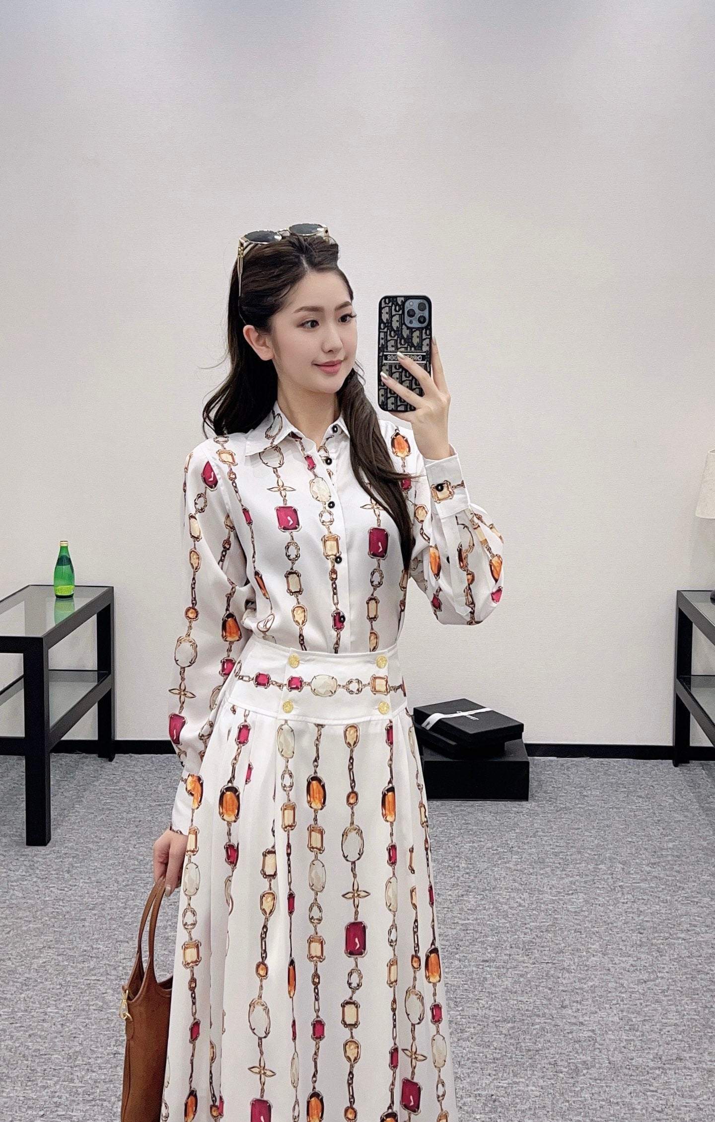 L 2025 new products Shirt and skirt suit
