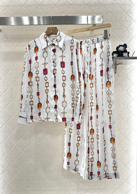 L 2025 new products Shirt and trousers set
