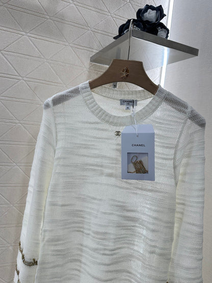 C 2025 new product Embroidered knitted dress