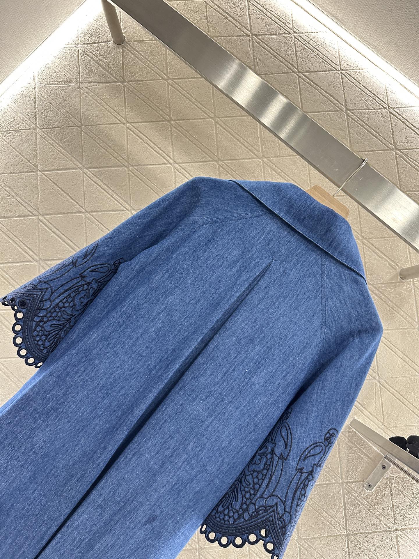 Z New Arrival Embroidered Denim Dress