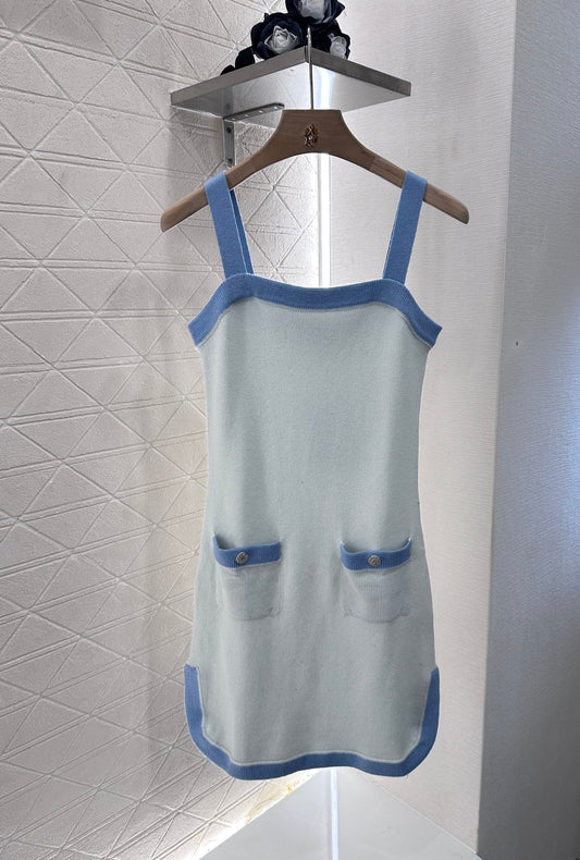 C 2025 new product Knitted suspender skirt