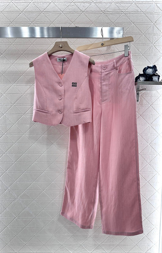 M 2025 new products Vest and trousers set