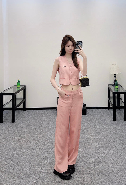 M 2025 new products Vest and trousers set