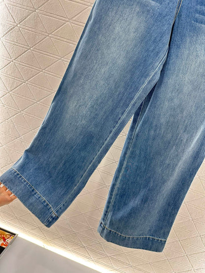 V 2025 new products Denim pocket trousers