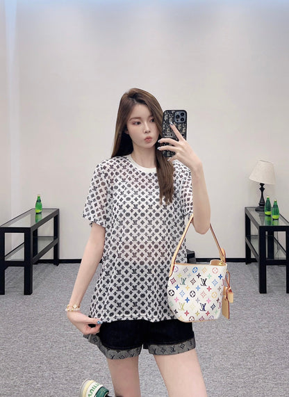 L 2025 new product Transparent short sleeves