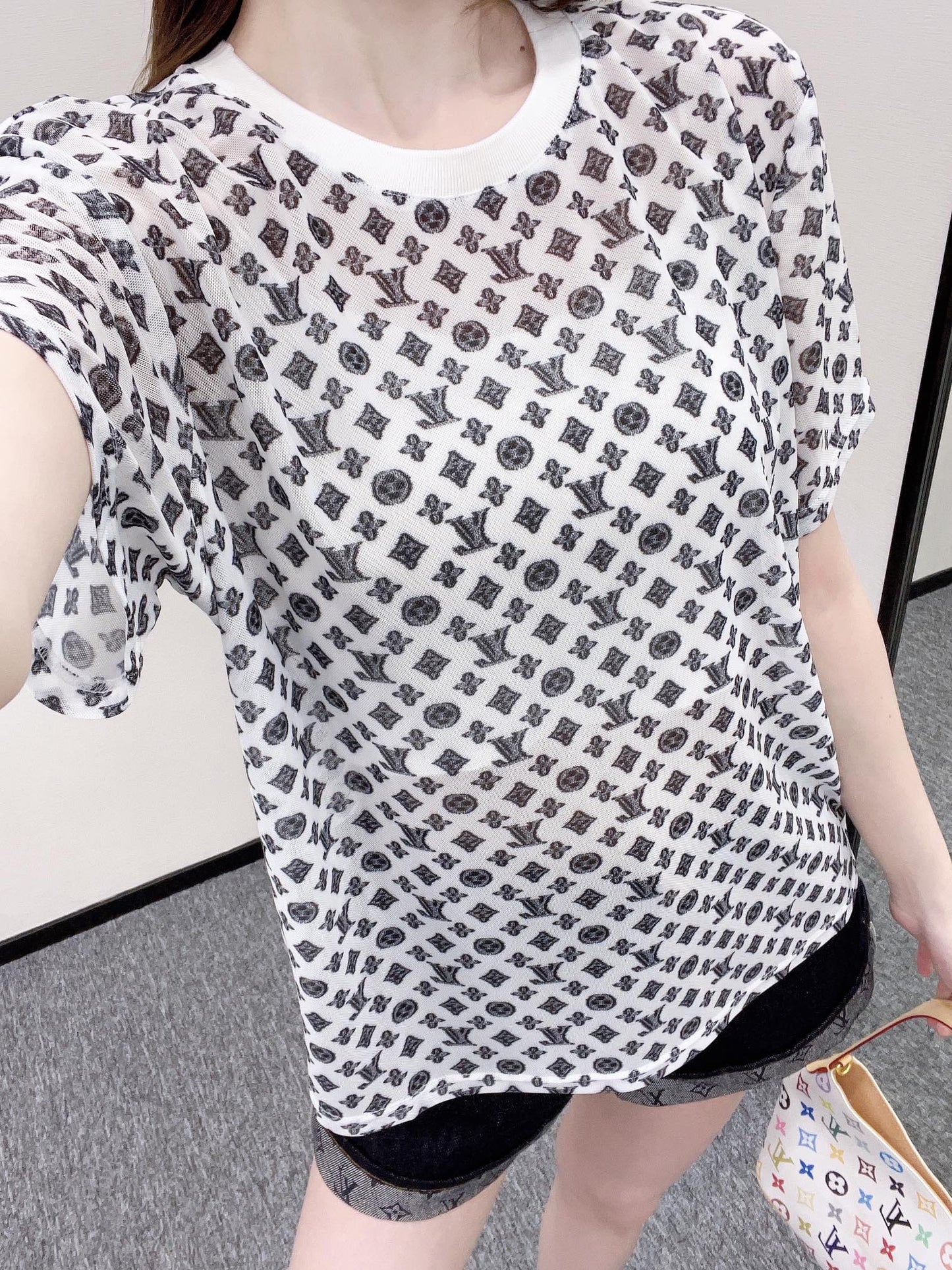 L 2025 new product Transparent short sleeves
