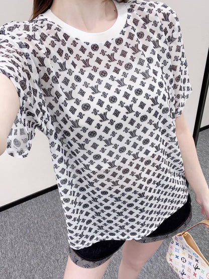 L 2025 new product Transparent short sleeves