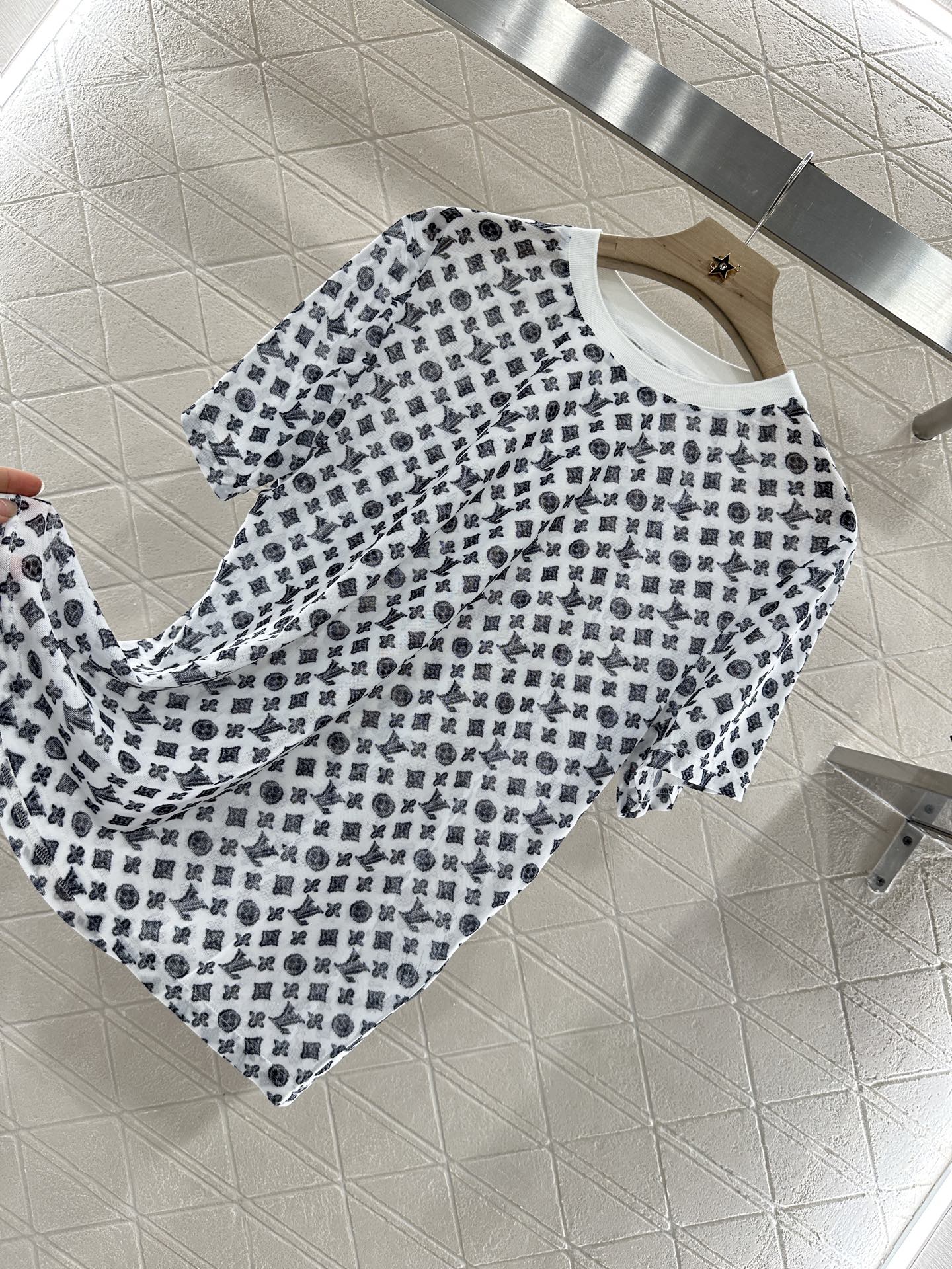 L 2025 new product Transparent short sleeves