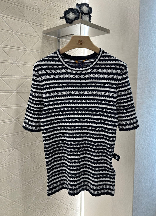 L 2025 new products Knitted short sleeves