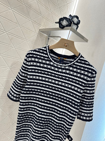 L 2025 new products Knitted short sleeves